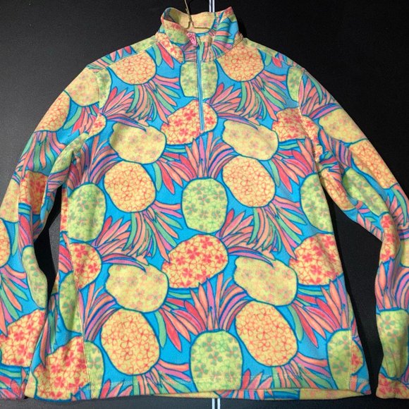 Chubbies Shirts | Chubbies - Pineapple Quarter Zip - Large | Color: Cream/White | Size: L | Colerbacky's Closet